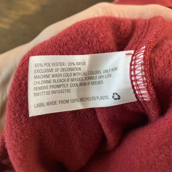 Womens Colsie Lounge Pants Crimson Gold Stripe Side Slit at Hem L Pockets Drawst - Picture 9 of 10